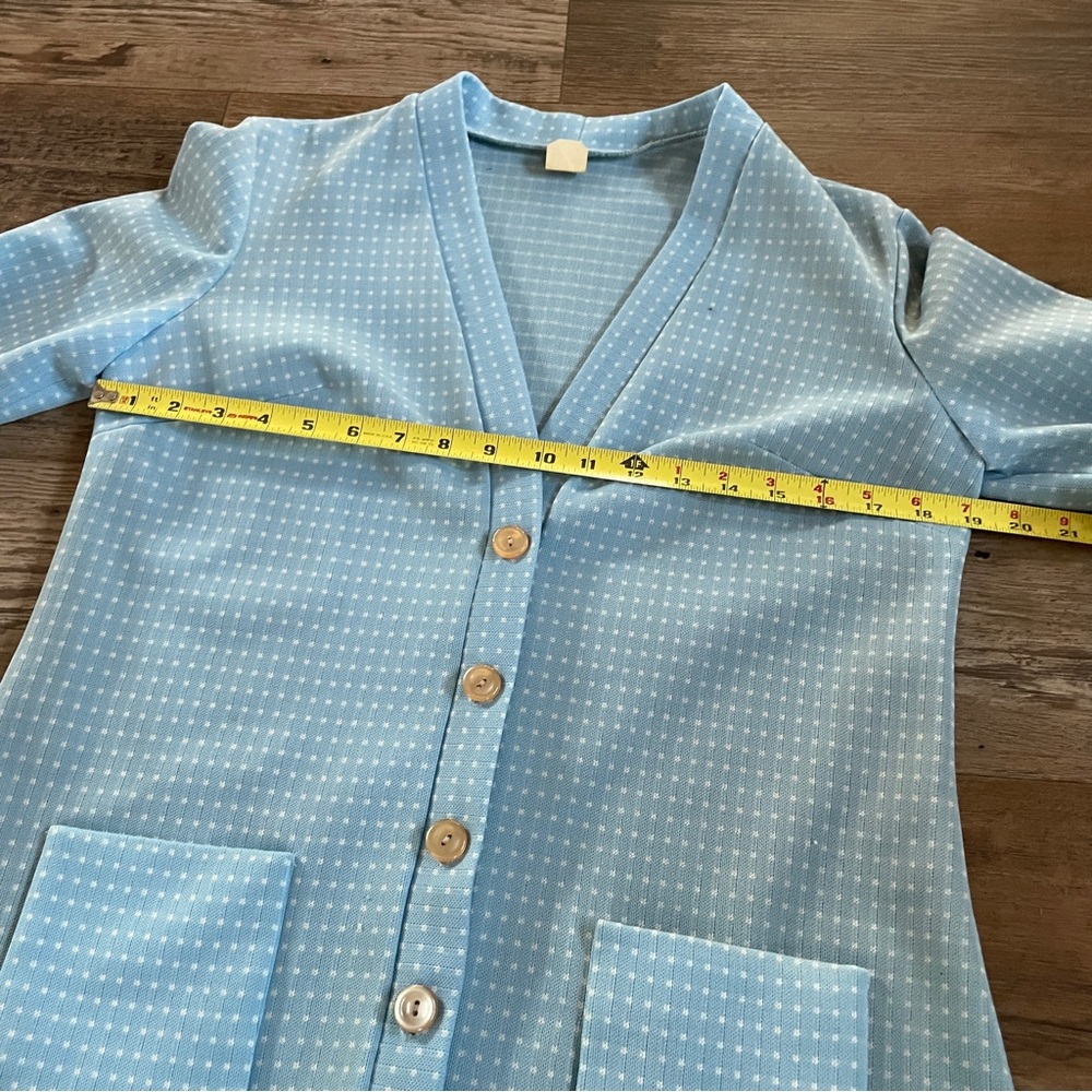 Bleeker Street vintage pleated blue dress with jacket 12 - Picture 12 of 12